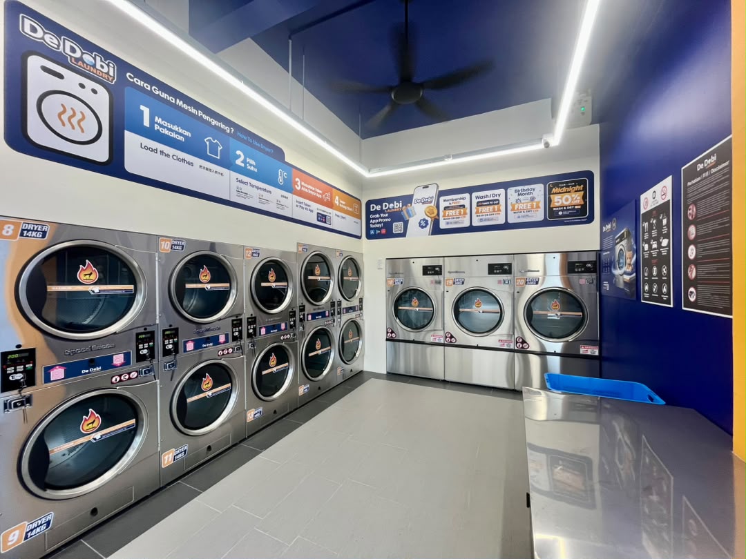 Clean and modern De Dobi laundry interior 1